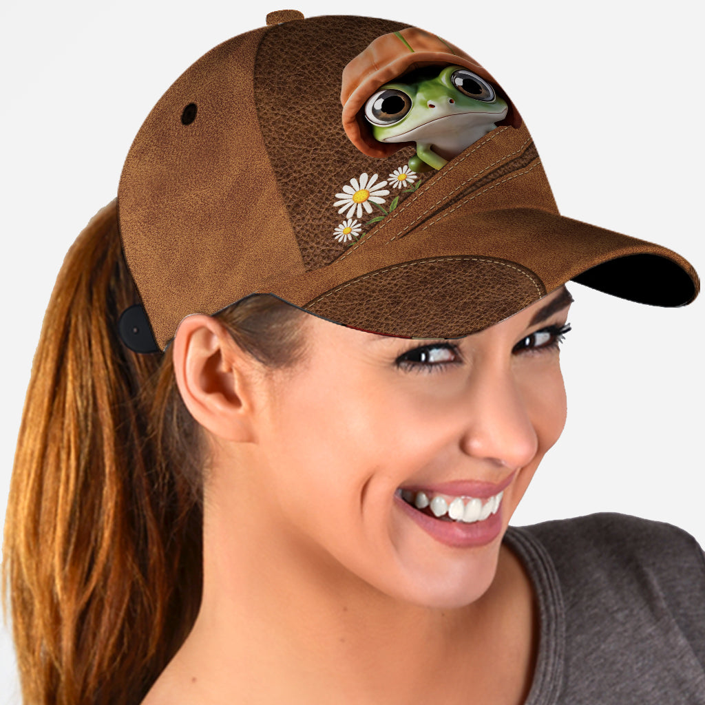 Adorable Frog - Personalized Frog Classic Cap