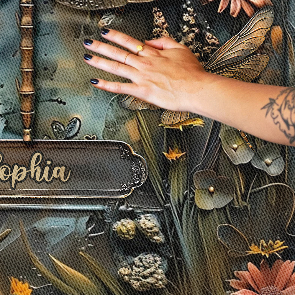 Magnifique couverture tissée de jardin vintage personnalisée