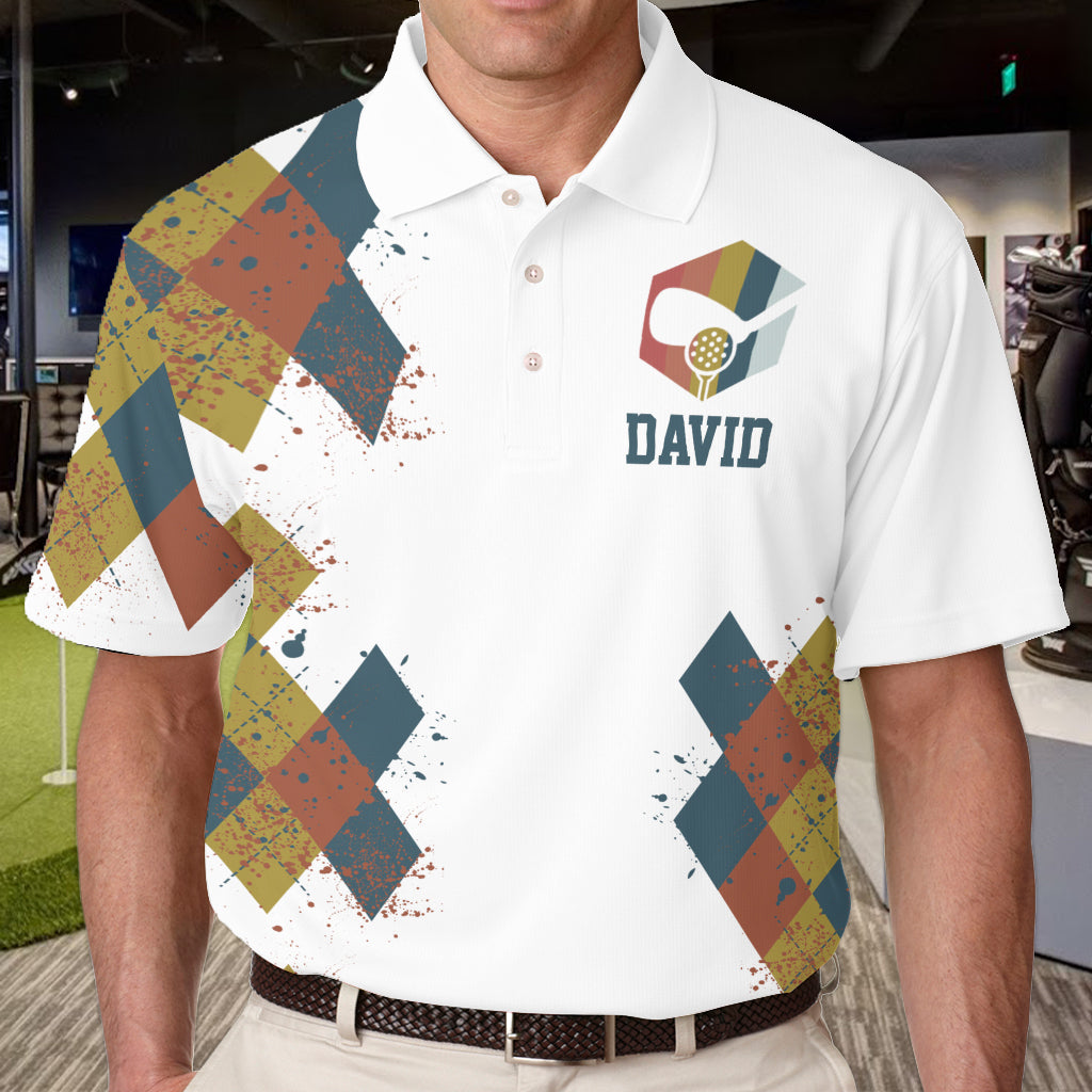 J'étais à un coup sous le par aujourd'hui - Polo de golf personnalisé