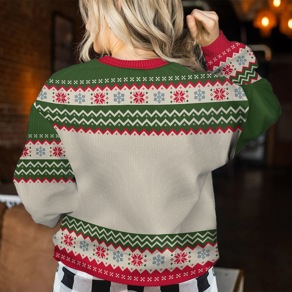 Lettre familiale - Pull moche personnalisé pour la famille