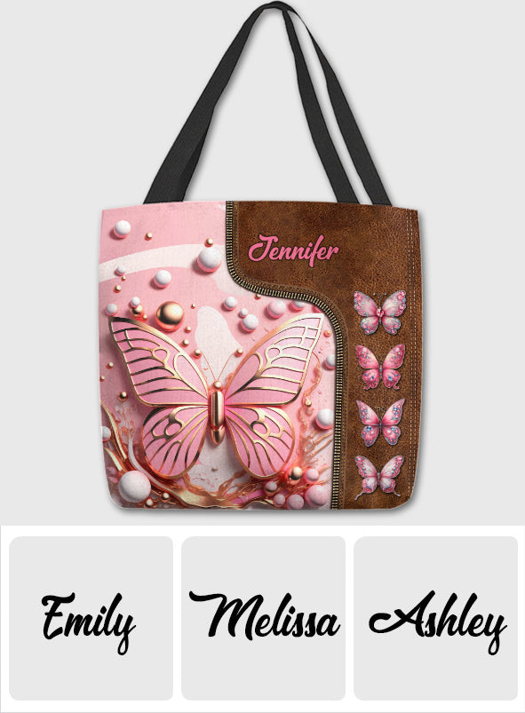 J'adore les papillons - Sac fourre-tout papillon personnalisé