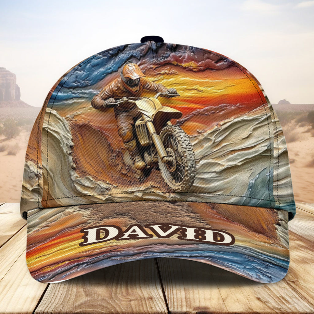 Born To Ride - Personalized Dirt Bike Classic Cap