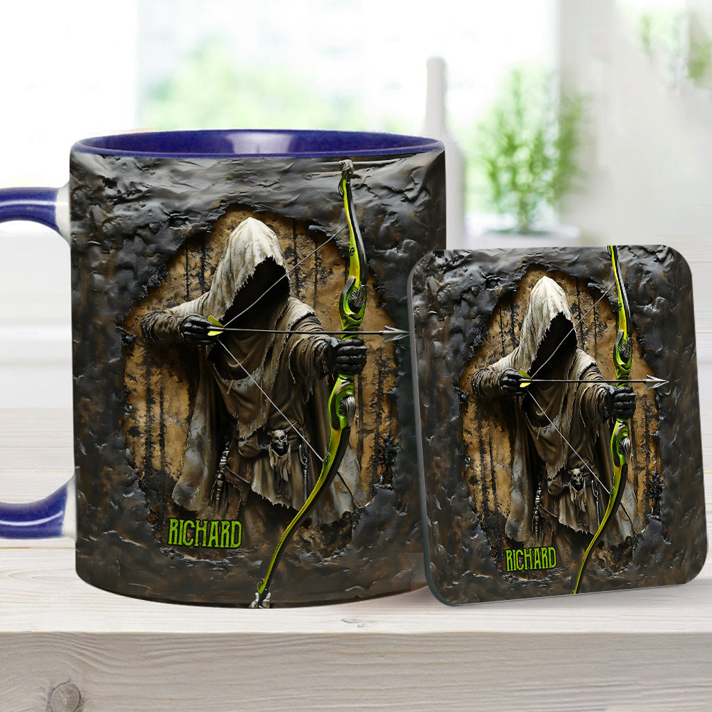 Bow Reaper - Personalized Hunting Accent Mug