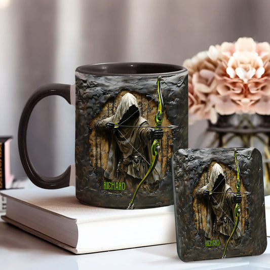 Bow Reaper - Personalized Hunting Accent Mug