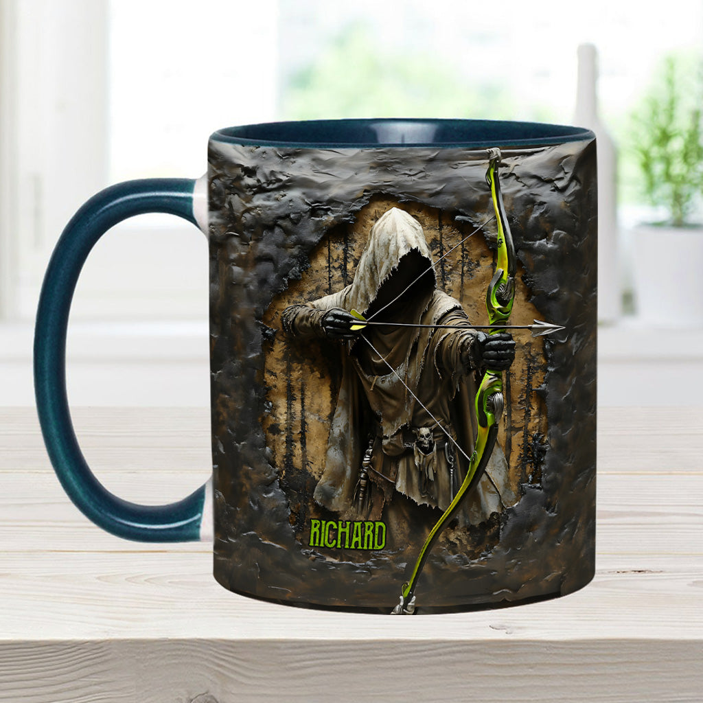 Bow Reaper - Personalized Hunting Accent Mug