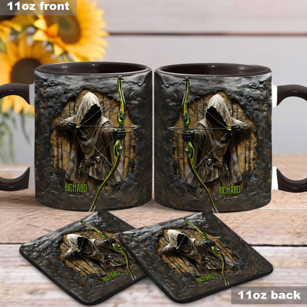Bow Reaper - Personalized Hunting Accent Mug