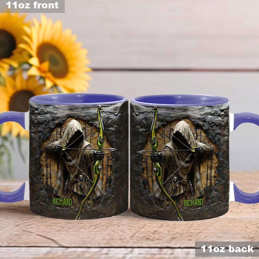 Bow Reaper - Personalized Hunting Accent Mug