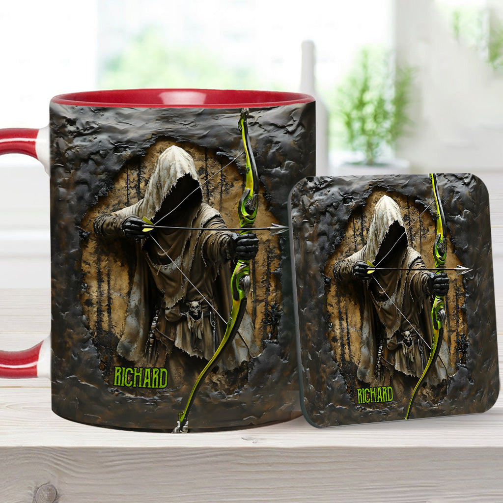 Bow Reaper - Personalized Hunting Accent Mug