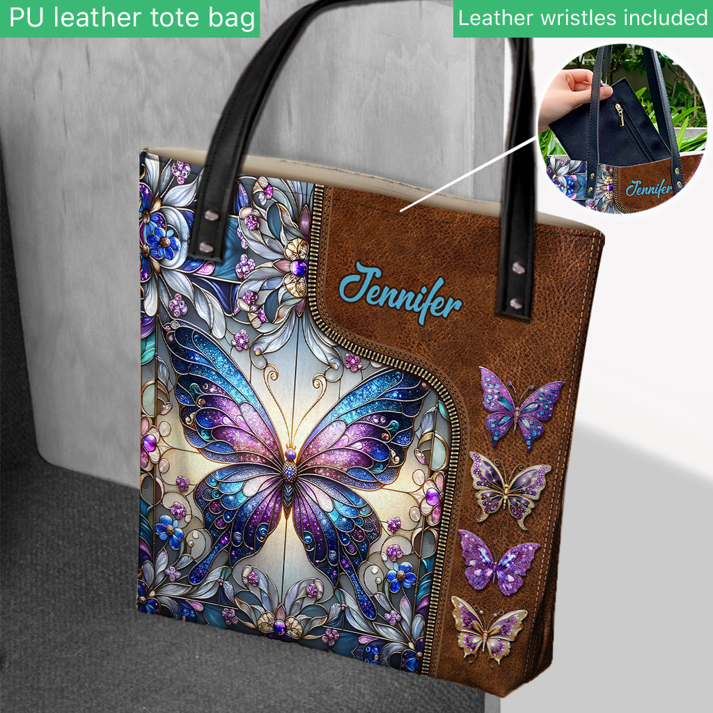 Love Butterflies - Personalized Butterfly Tote Bag