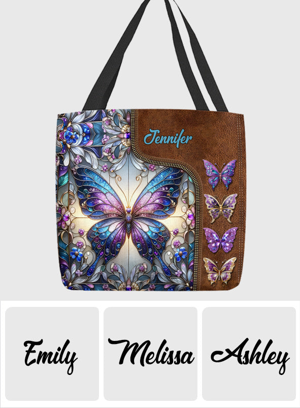 Love Butterflies - Personalized Butterfly Tote Bag