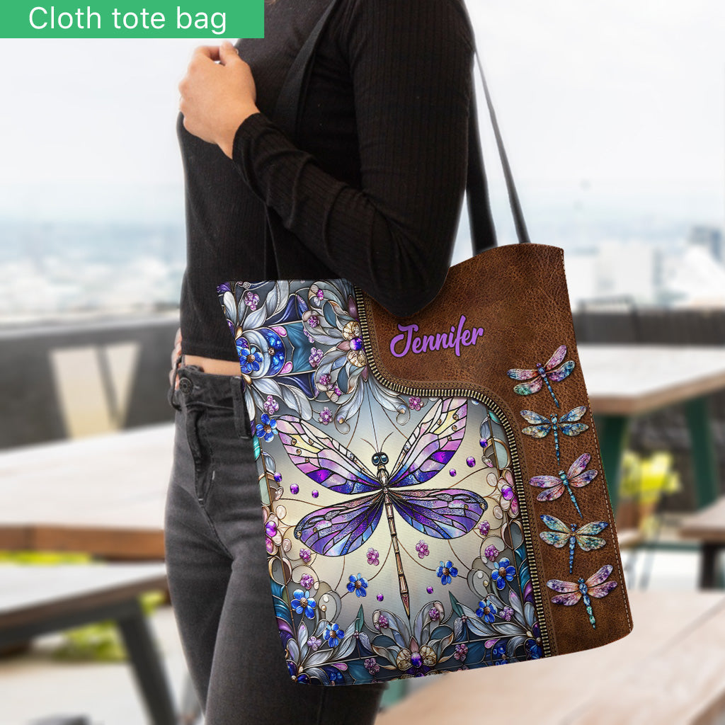 Beautiful Dragonfly - Personalized Gardening Tote Bag
