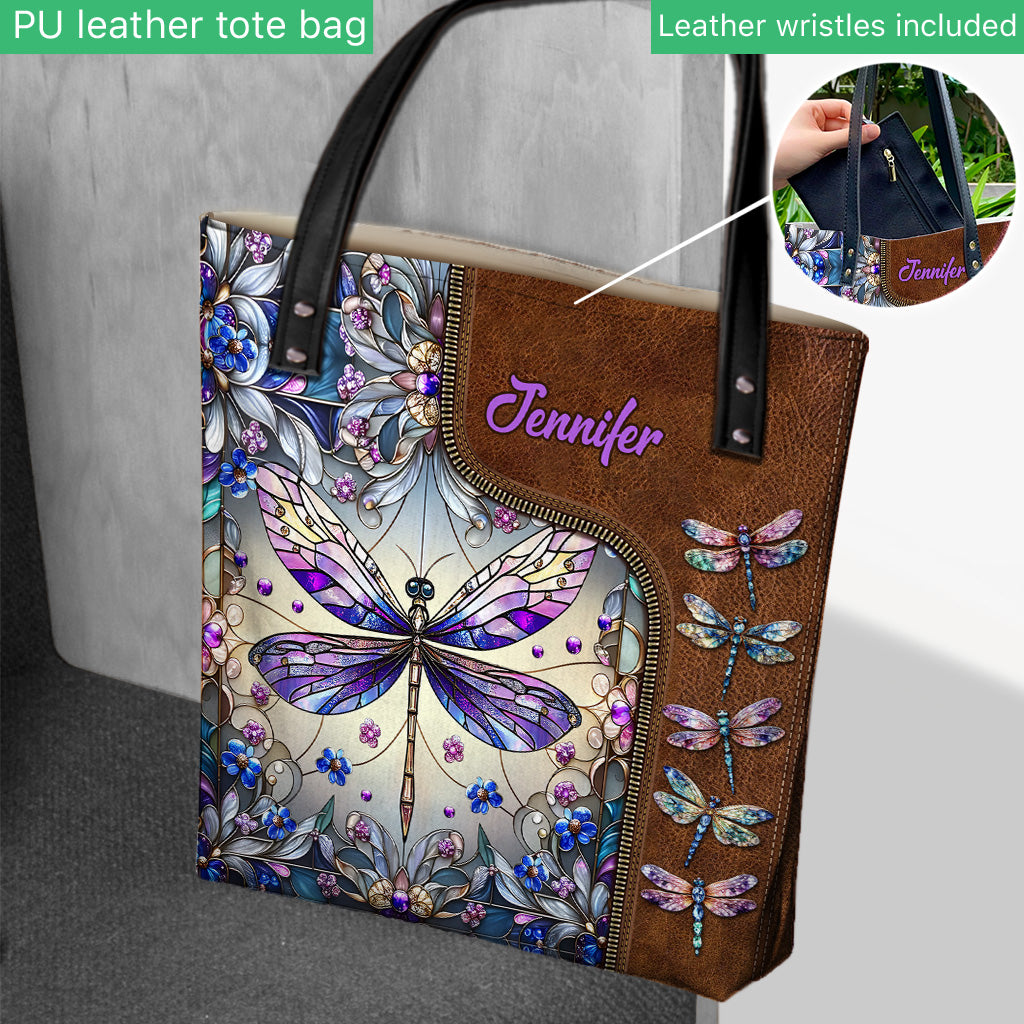 Beautiful Dragonfly - Personalized Gardening Tote Bag