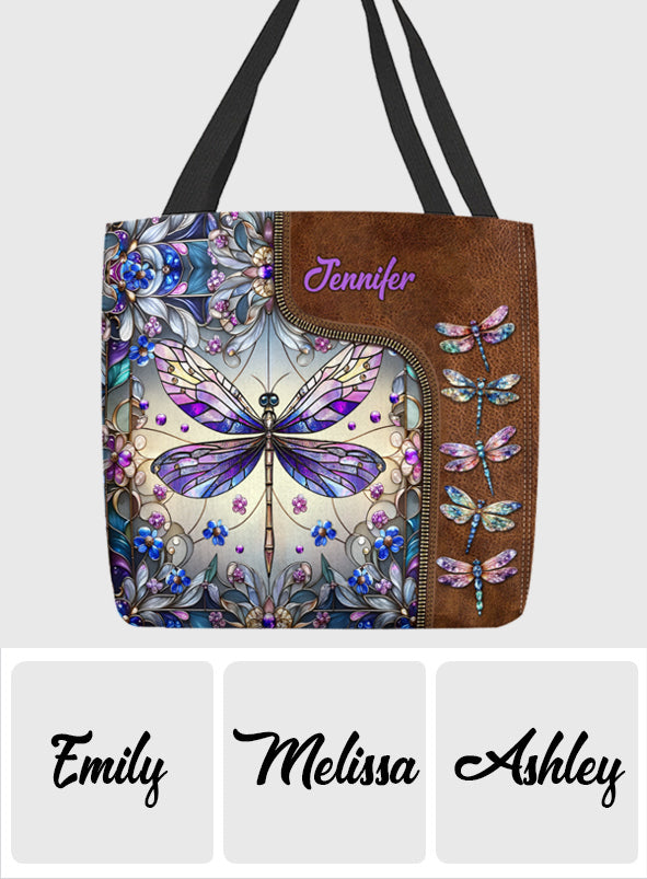 Beautiful Dragonfly - Personalized Gardening Tote Bag