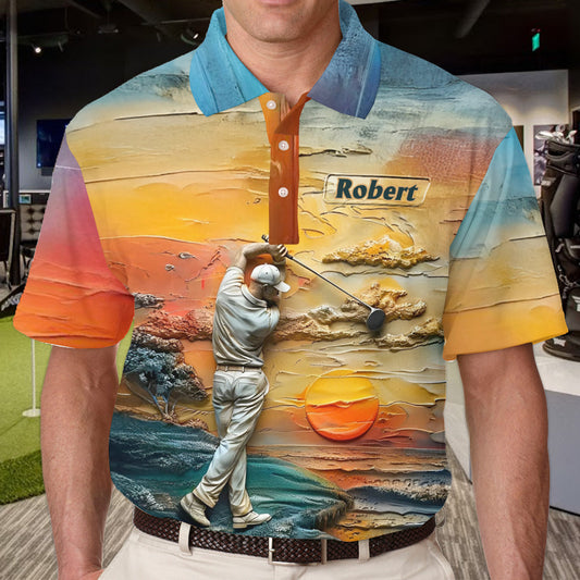 Golf Is My Life - Personalized Golf Polo Shirt