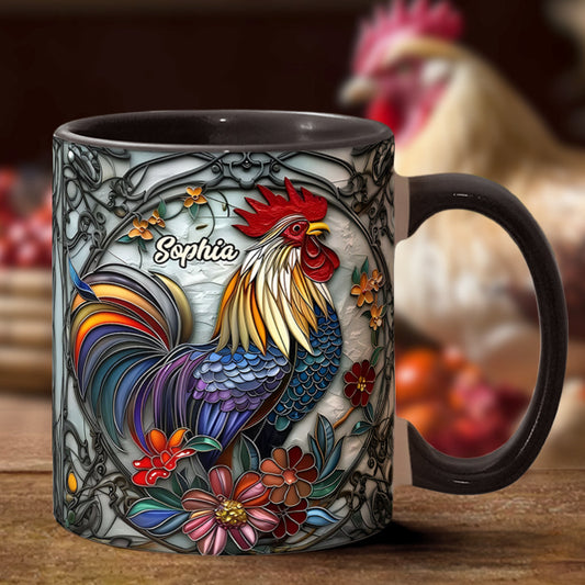 Mug personnalisé Cool Rooster - Motif poulet