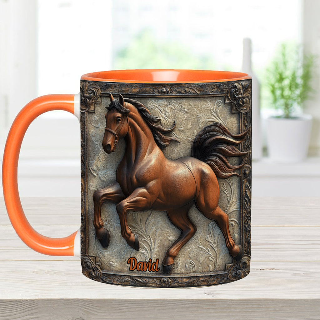 Cool Horse - Personalized Horse Accent Mug