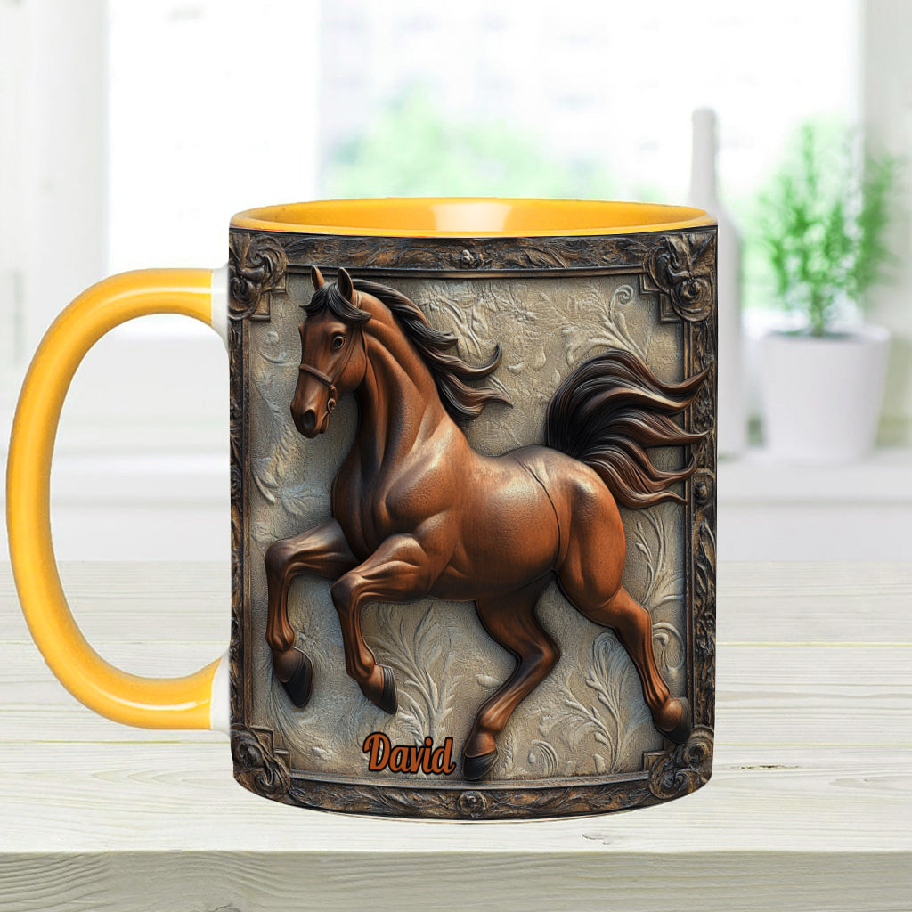 Cool Horse - Personalized Horse Accent Mug