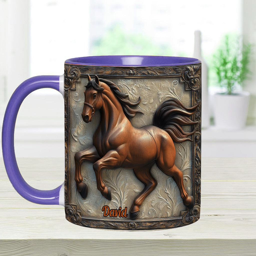 Cool Horse - Personalized Horse Accent Mug