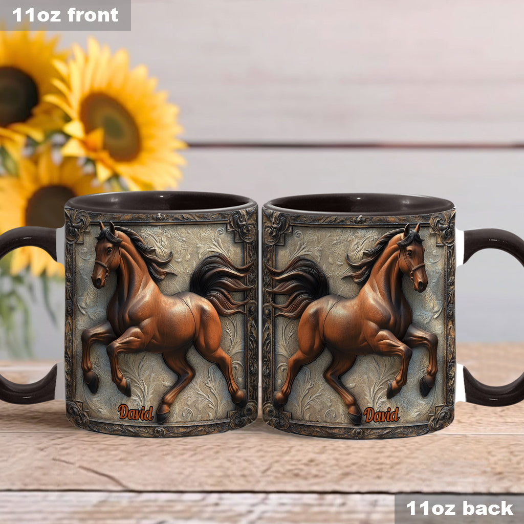 Cool Horse - Personalized Horse Accent Mug