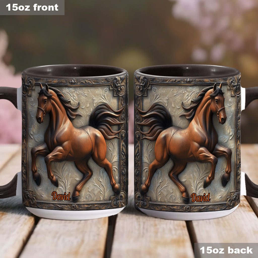 Cool Horse - Personalized Horse Accent Mug