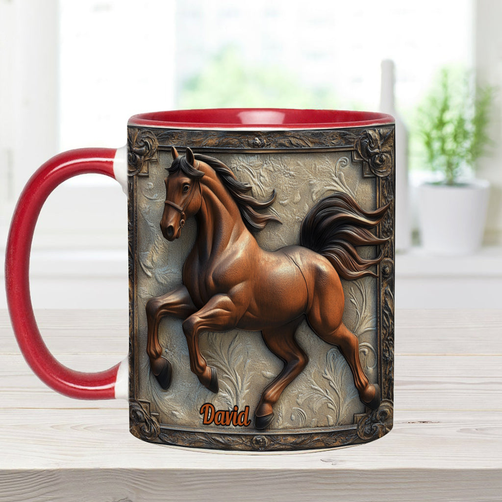 Cool Horse - Personalized Horse Accent Mug