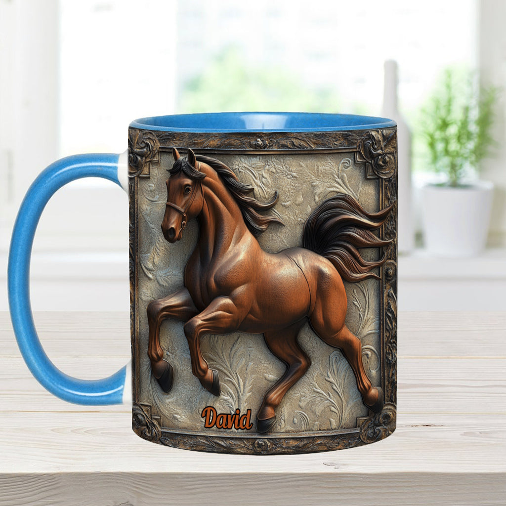 Cool Horse - Personalized Horse Accent Mug