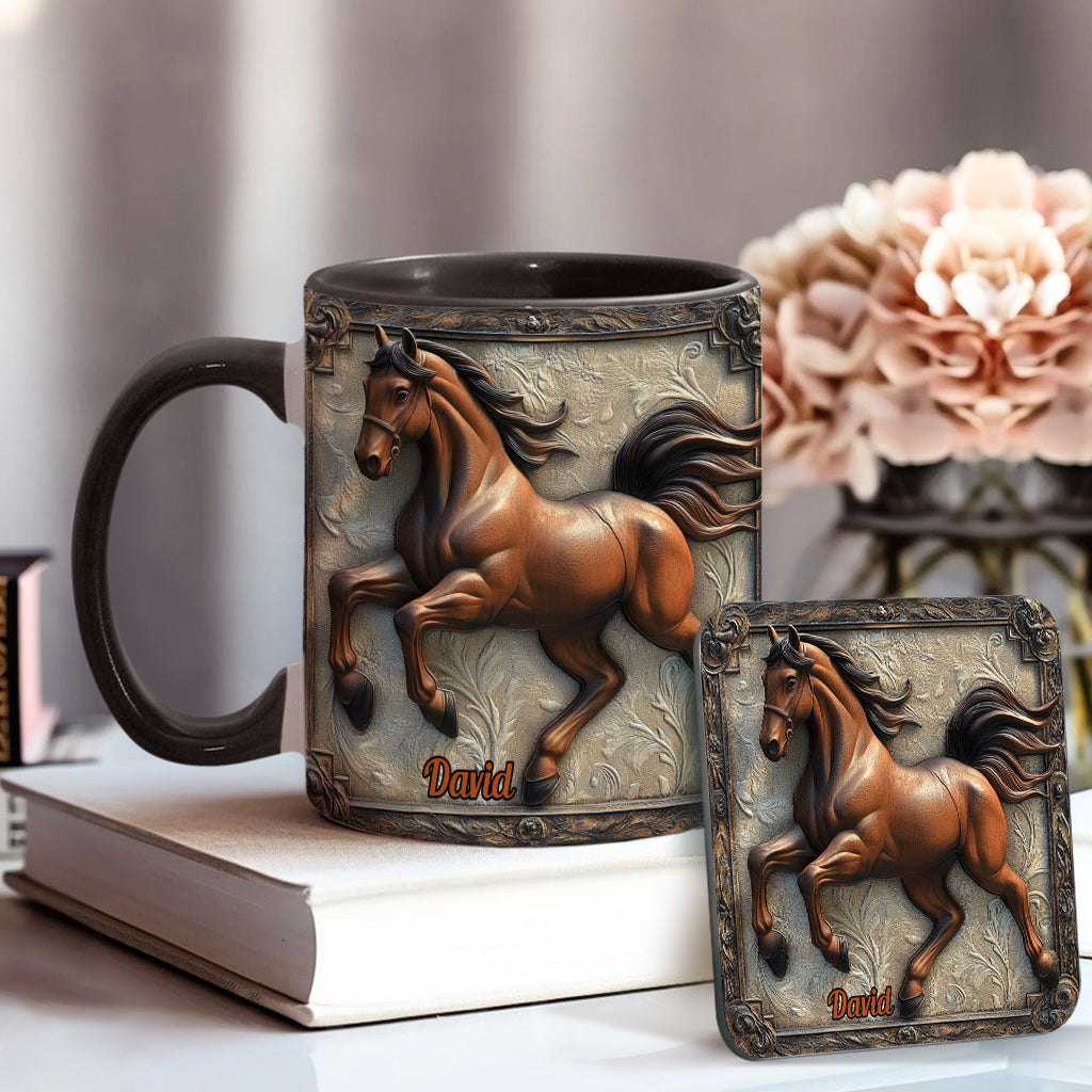 Cool Horse - Personalized Horse Accent Mug