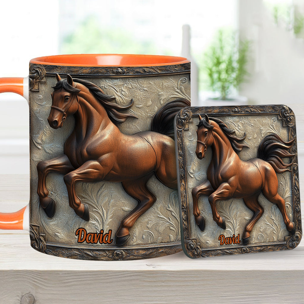 Cool Horse - Personalized Horse Accent Mug
