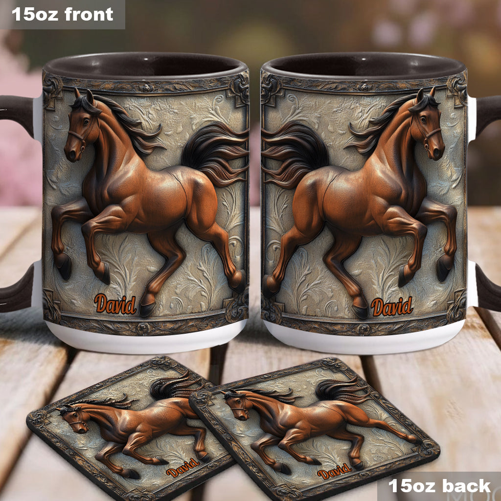Cool Horse - Personalized Horse Accent Mug