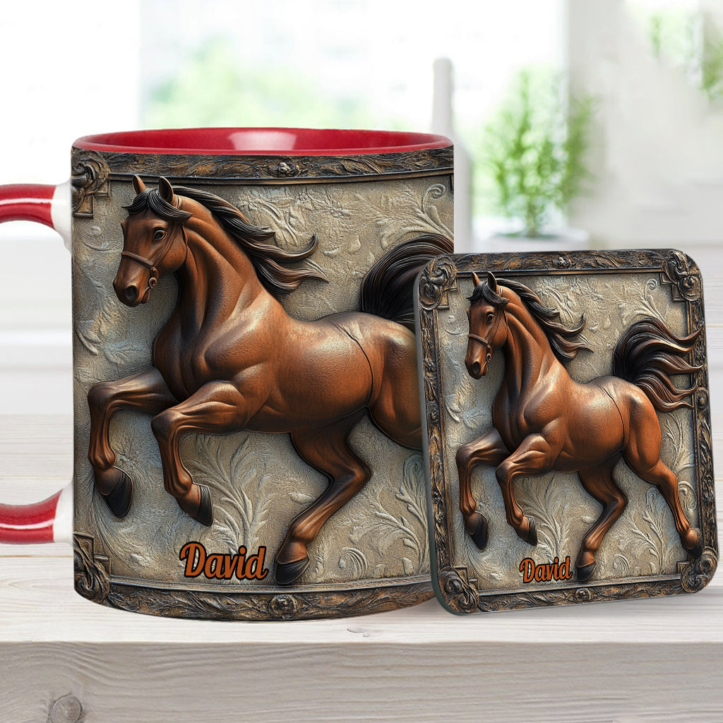 Cool Horse - Personalized Horse Accent Mug