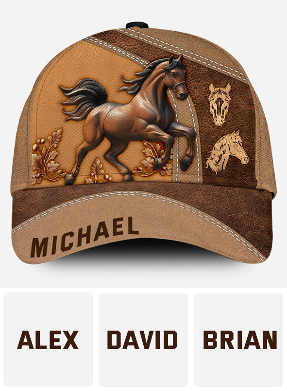 Love Horse - Personalized Horse Classic Cap