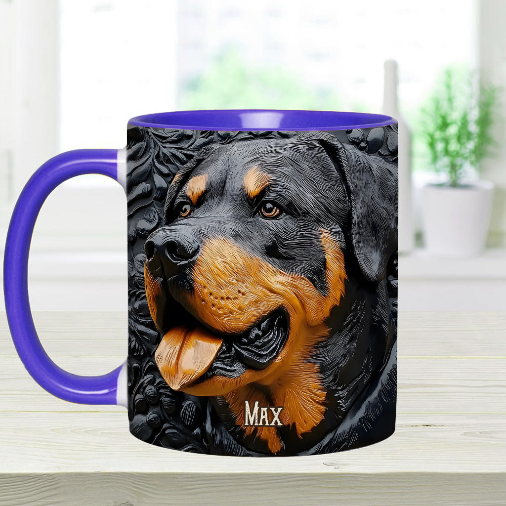 My Friend - Personalized Dog Accent Mug