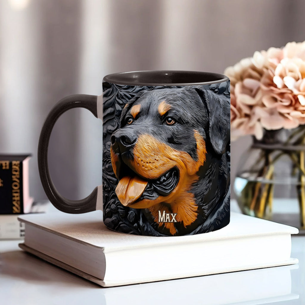 My Friend - Personalized Dog Accent Mug