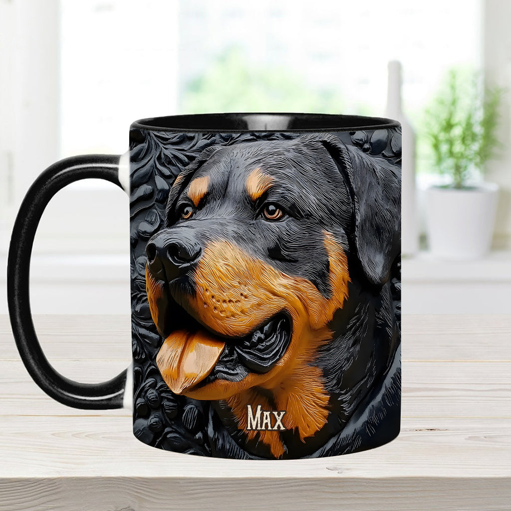 My Friend - Personalized Dog Accent Mug