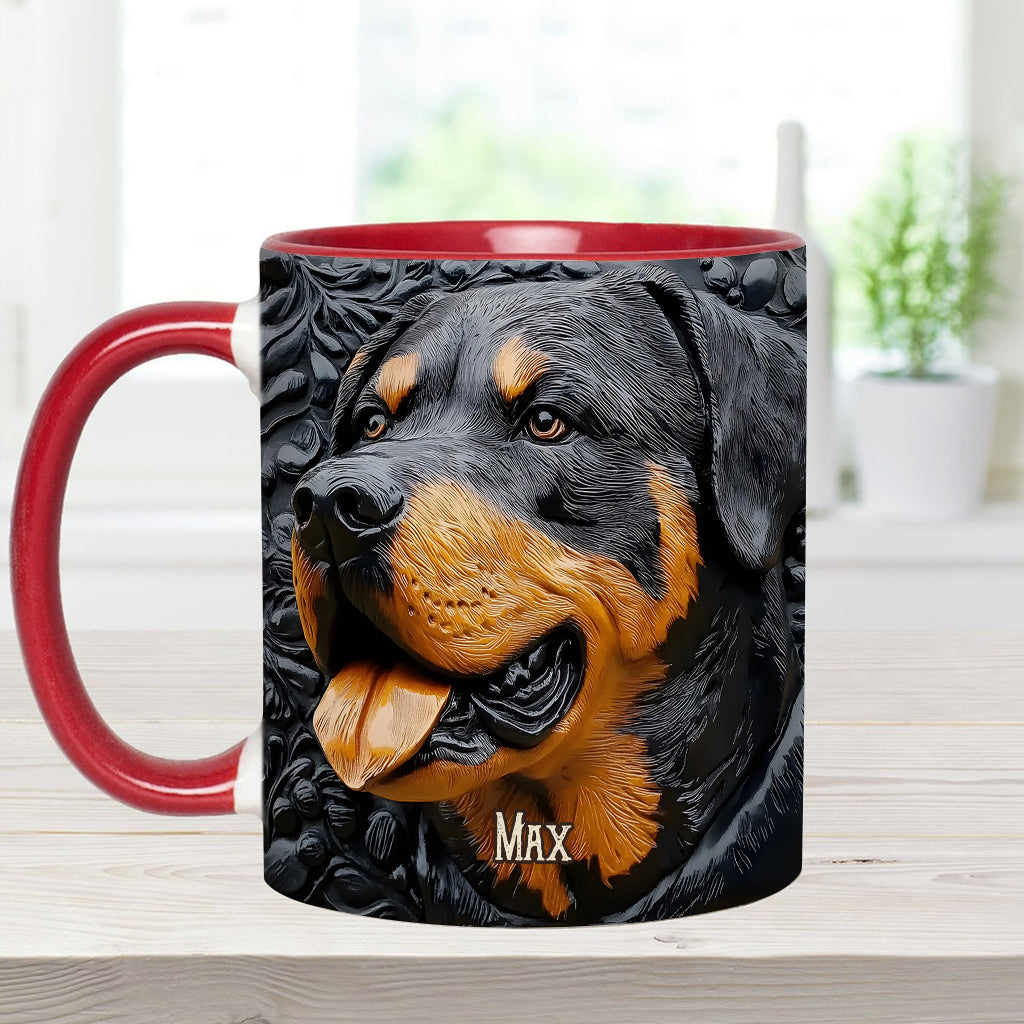 My Friend - Personalized Dog Accent Mug