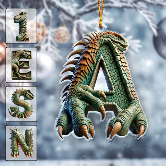 Mystic World - Personalized Dinosaur Ornament