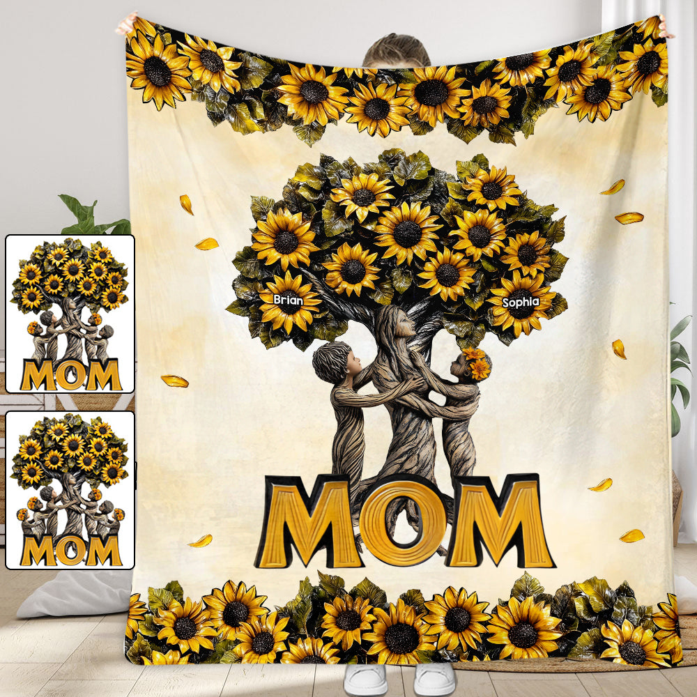 Best Mom Ever - Personalized Mother Blanket