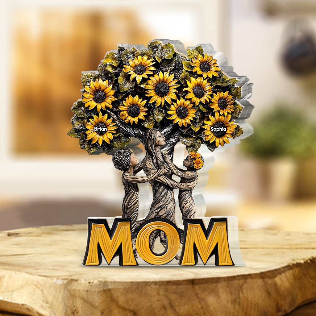 Best Mom Ever - Personalized Mother Custom Shaped Acrylic Plaque