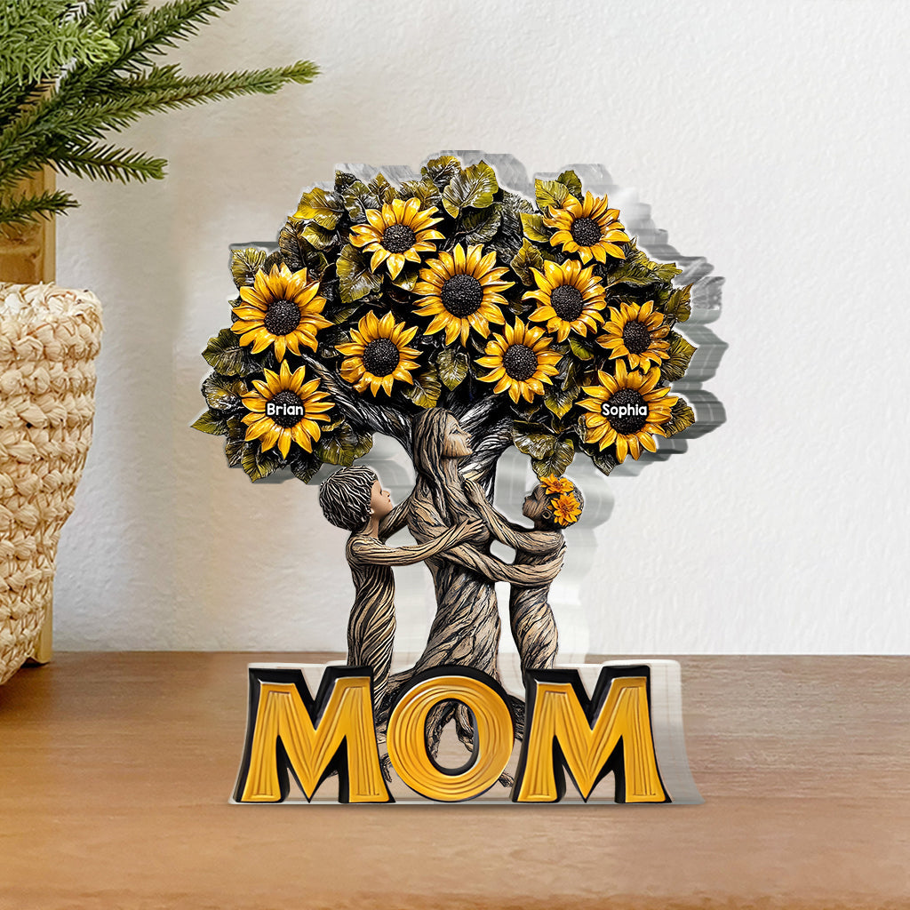 Best Mom Ever - Personalized Mother Custom Shaped Acrylic Plaque