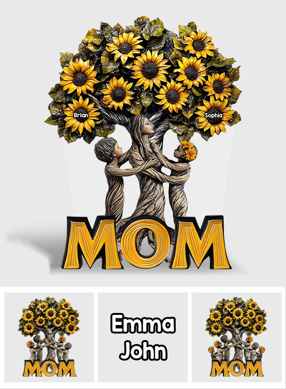 Best Mom Ever - Personalized Mother Custom Shaped Acrylic Plaque