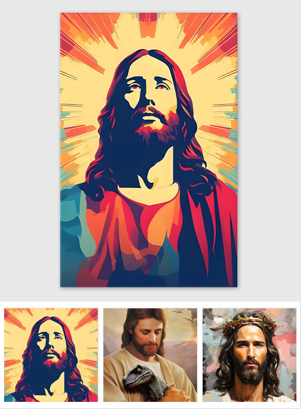 Hug - Toile et affiche chrétiennes personnalisées