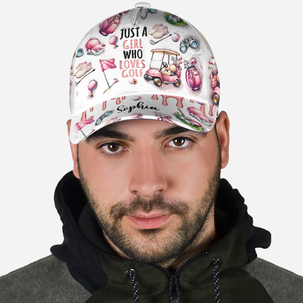 Juste une fille qui aime le golf - Casquette de golf classique personnalisée