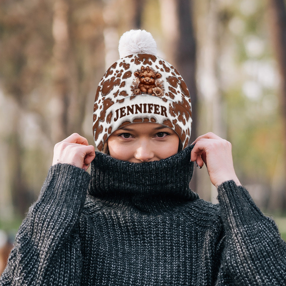 Magnifique vache des Highlands - Bonnet personnalisé