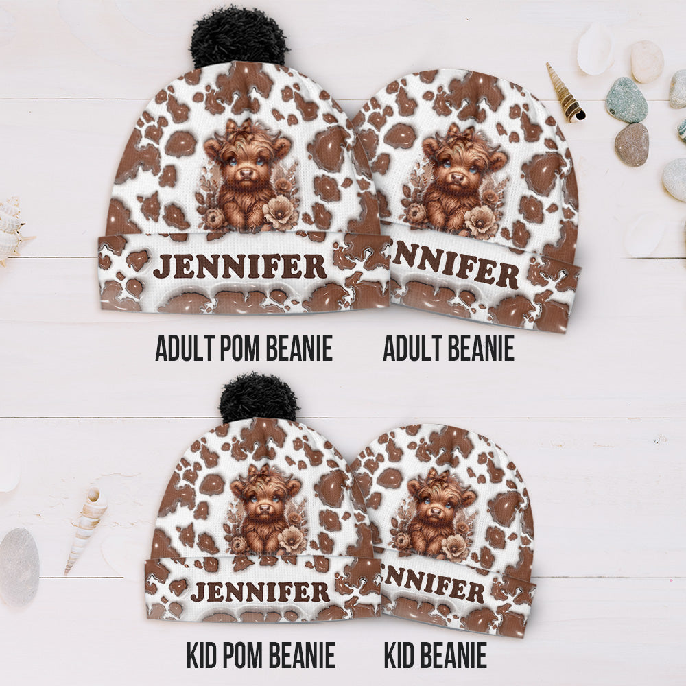 Magnifique vache des Highlands - Bonnet personnalisé