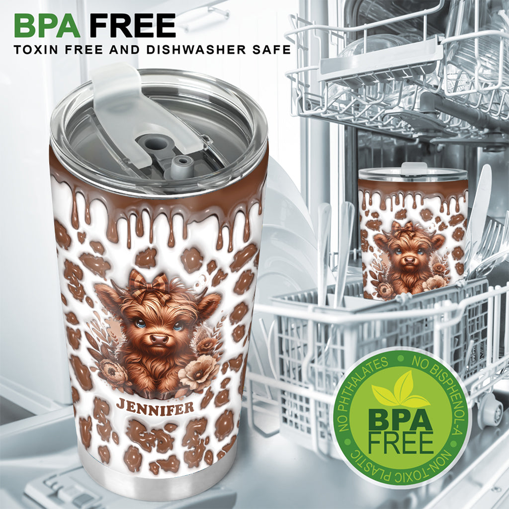 Magnifique vache des Highlands - Gobelet personnalisé