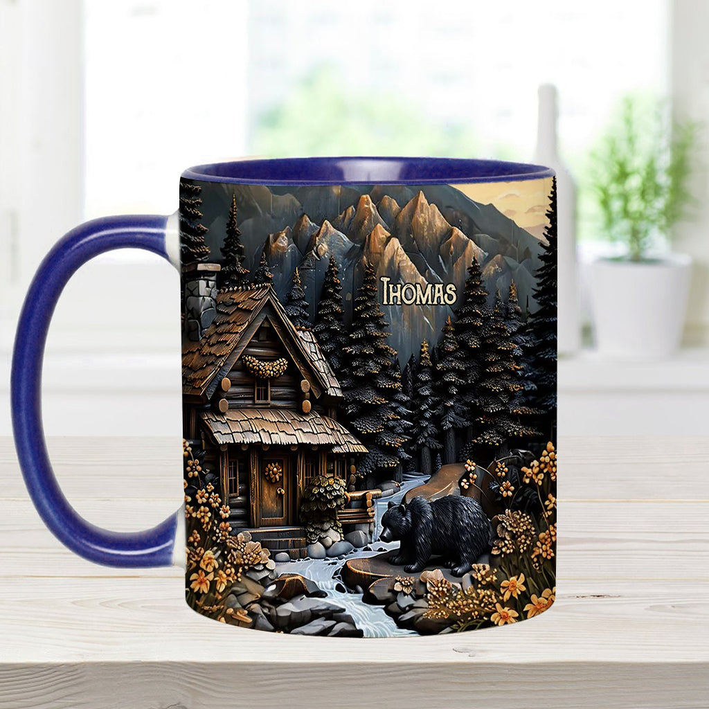 Mug personnalisé Ours Noir - Thème Chasse