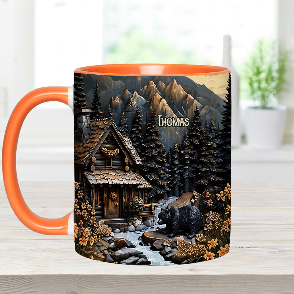 Mug personnalisé Ours Noir - Thème Chasse