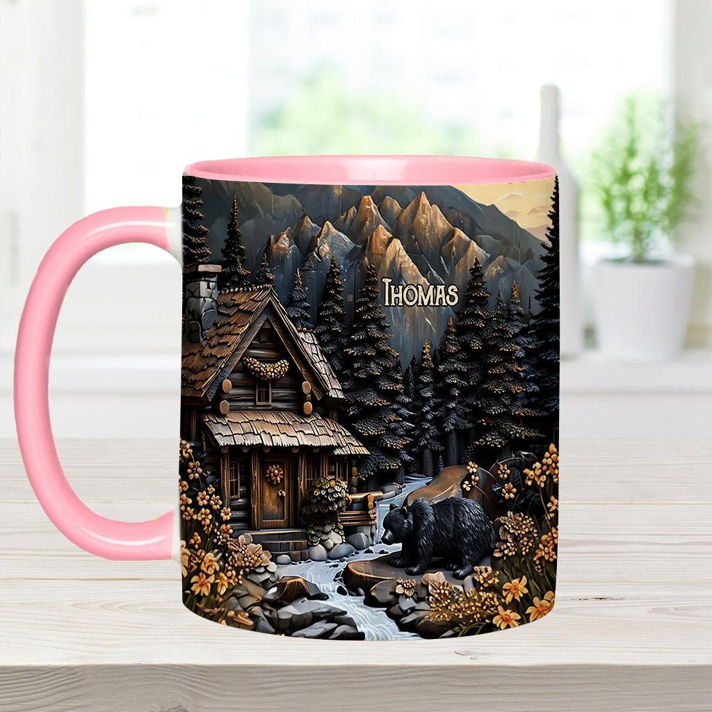 Mug personnalisé Ours Noir - Thème Chasse