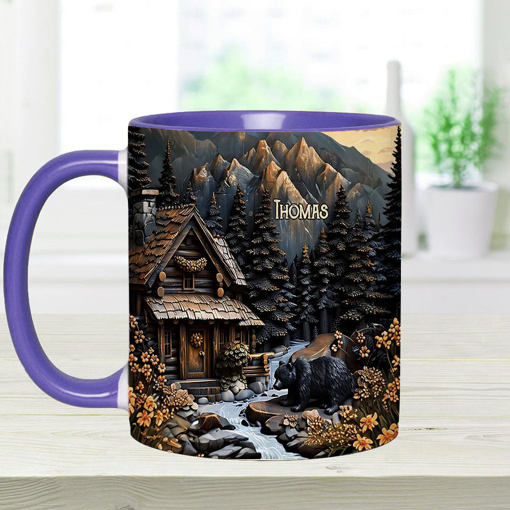 Mug personnalisé Ours Noir - Thème Chasse