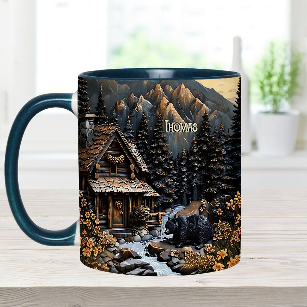 Mug personnalisé Ours Noir - Thème Chasse